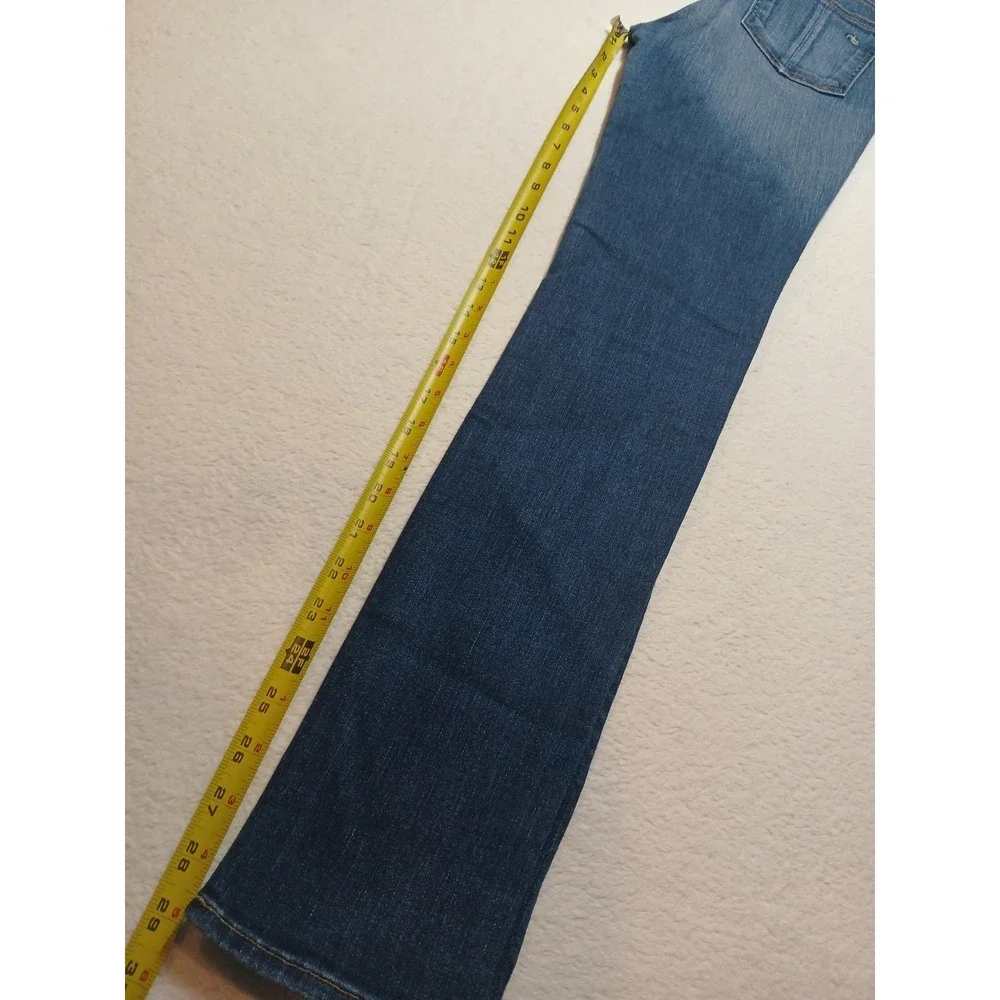 Rag & Bone‎ Skinny Jeans Womens Size 29 Blue Zip Fly USA Distressed Pants